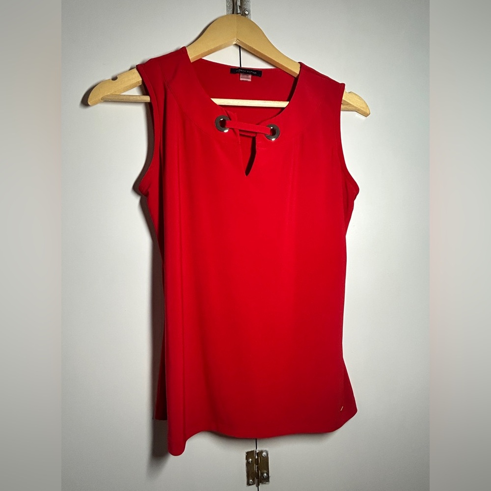 Tommy Hilfiger Women’s S/CH/P Red Top